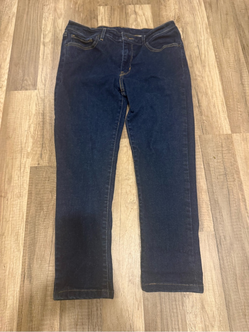 Levi's 711 mid rise skinny Dark Blue Women's Jeans